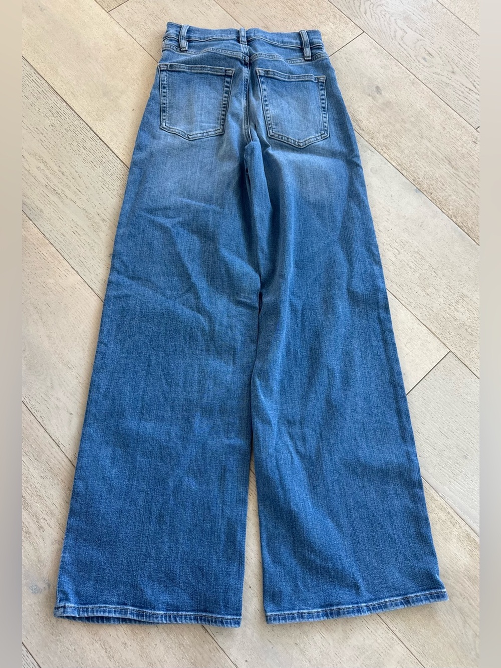 Frame Le Slim Palazzo Jeans medium light wash 25 - Picture 3 of 7